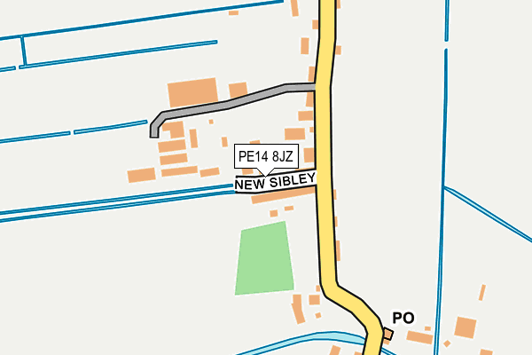 PE14 8JZ map - OS OpenMap – Local (Ordnance Survey) PE14 8JZ map - OS OpenMap – Local (Ordnance Survey)