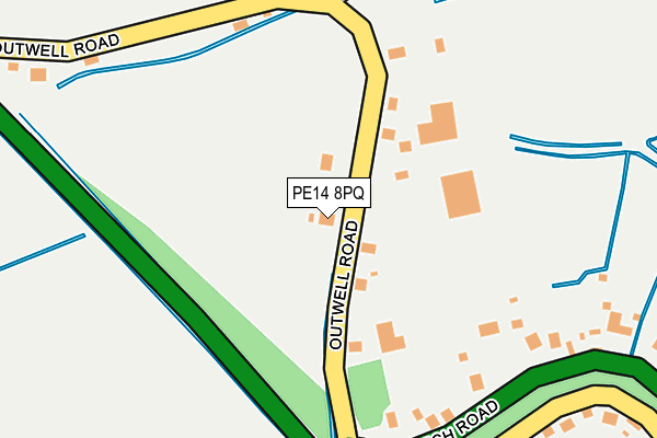 PE14 8PQ map - OS OpenMap – Local (Ordnance Survey) PE14 8PQ map - OS OpenMap – Local (Ordnance Survey)