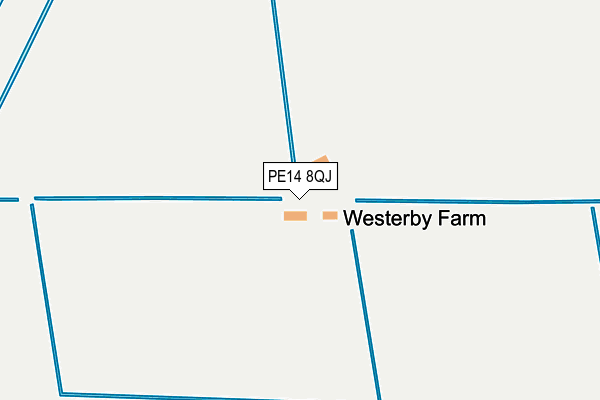 PE14 8QJ map - OS OpenMap – Local (Ordnance Survey) PE14 8QJ map - OS OpenMap – Local (Ordnance Survey)
