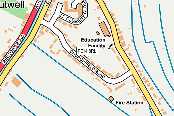 PE14 8RL map - OS OpenMap – Local (Ordnance Survey) PE14 8RL map - OS OpenMap – Local (Ordnance Survey)