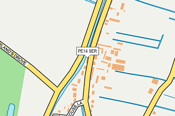 PE14 9ER map - OS OpenMap – Local (Ordnance Survey) PE14 9ER map - OS OpenMap – Local (Ordnance Survey)