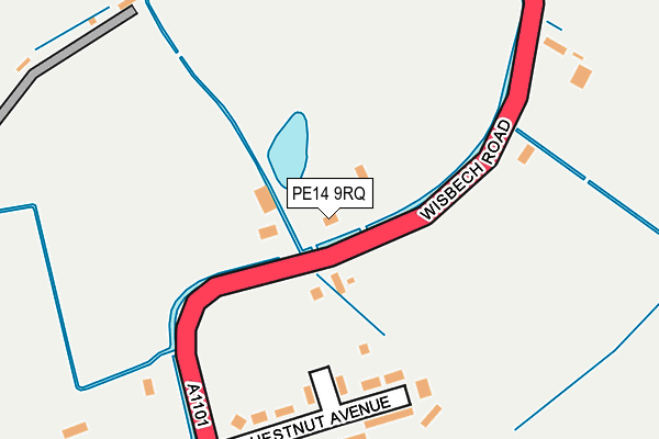 PE14 9RQ map - OS OpenMap – Local (Ordnance Survey) PE14 9RQ map - OS OpenMap – Local (Ordnance Survey)
