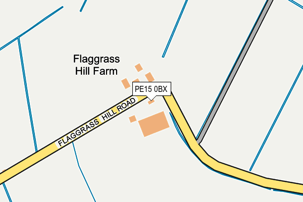 PE15 0BX map - OS OpenMap – Local (Ordnance Survey) PE15 0BX map - OS OpenMap – Local (Ordnance Survey)