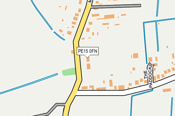 PE15 0FN map - OS OpenMap – Local (Ordnance Survey) PE15 0FN map - OS OpenMap – Local (Ordnance Survey)
