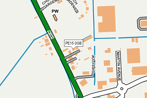 PE15 0GB map - OS OpenMap – Local (Ordnance Survey) PE15 0GB map - OS OpenMap – Local (Ordnance Survey)