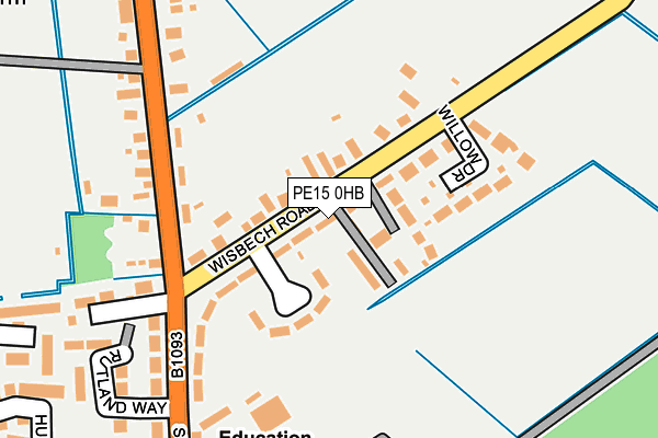 PE15 0HB map - OS OpenMap – Local (Ordnance Survey) PE15 0HB map - OS OpenMap – Local (Ordnance Survey)