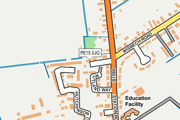 PE15 0JQ map - OS OpenMap – Local (Ordnance Survey) PE15 0JQ map - OS OpenMap – Local (Ordnance Survey)