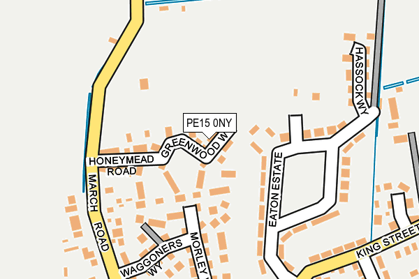 PE15 0NY map - OS OpenMap – Local (Ordnance Survey)