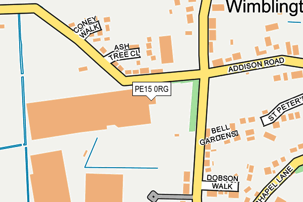 PE15 0RG map - OS OpenMap – Local (Ordnance Survey) PE15 0RG map - OS OpenMap – Local (Ordnance Survey)