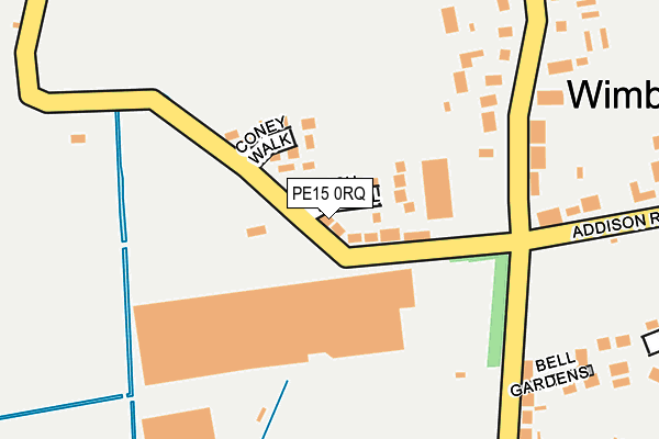 PE15 0RQ map - OS OpenMap – Local (Ordnance Survey)