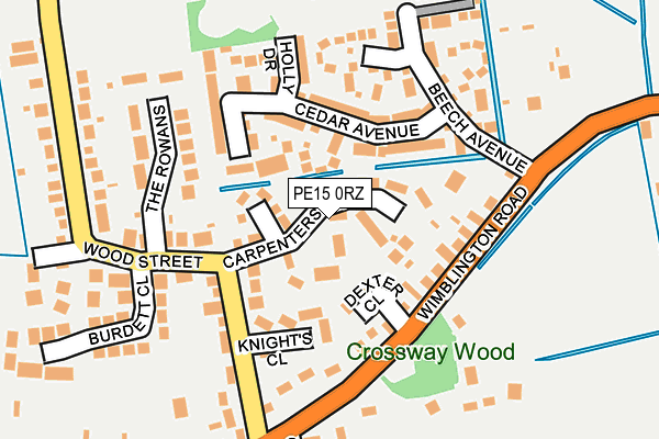 PE15 0RZ map - OS OpenMap – Local (Ordnance Survey) PE15 0RZ map - OS OpenMap – Local (Ordnance Survey)