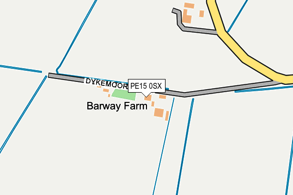 PE15 0SX map - OS OpenMap – Local (Ordnance Survey) PE15 0SX map - OS OpenMap – Local (Ordnance Survey)