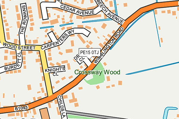 PE15 0TJ map - OS OpenMap – Local (Ordnance Survey) PE15 0TJ map - OS OpenMap – Local (Ordnance Survey)