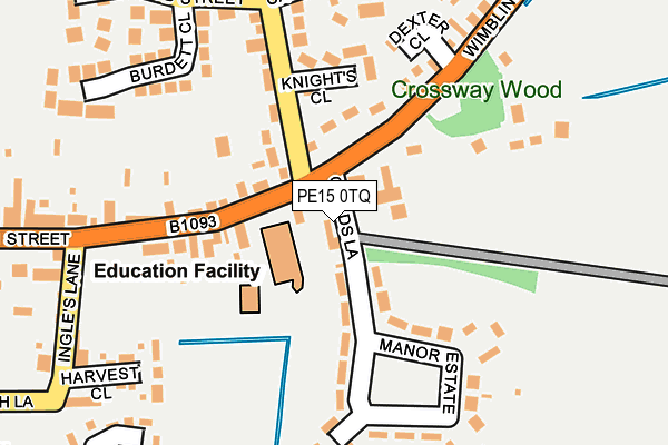 PE15 0TQ map - OS OpenMap – Local (Ordnance Survey) PE15 0TQ map - OS OpenMap – Local (Ordnance Survey)