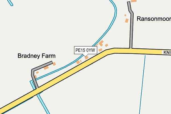 PE15 0YW map - OS OpenMap – Local (Ordnance Survey) PE15 0YW map - OS OpenMap – Local (Ordnance Survey)