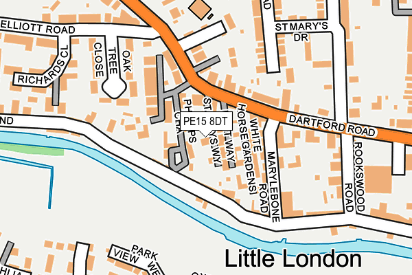 PE15 8DT map - OS OpenMap – Local (Ordnance Survey) PE15 8DT map - OS OpenMap – Local (Ordnance Survey)