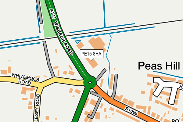 PE15 8HA map - OS OpenMap – Local (Ordnance Survey) PE15 8HA map - OS OpenMap – Local (Ordnance Survey)