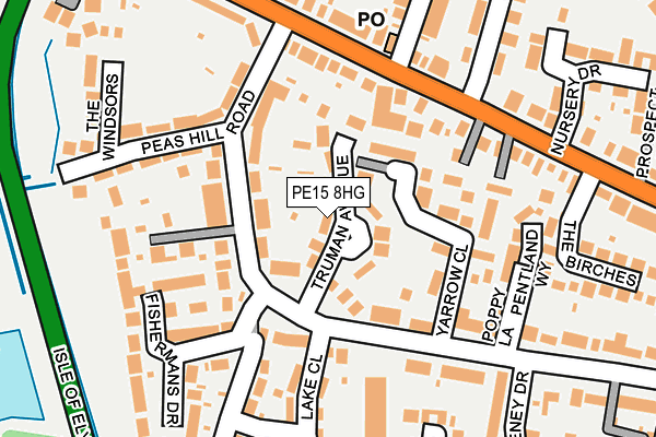 PE15 8HG map - OS OpenMap – Local (Ordnance Survey) PE15 8HG map - OS OpenMap – Local (Ordnance Survey)