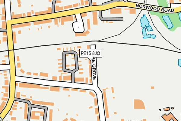 PE15 8JQ map - OS OpenMap – Local (Ordnance Survey) PE15 8JQ map - OS OpenMap – Local (Ordnance Survey)