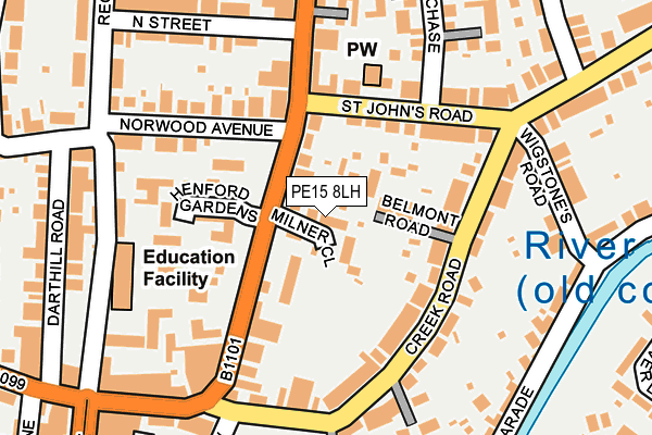 PE15 8LH map - OS OpenMap – Local (Ordnance Survey) PE15 8LH map - OS OpenMap – Local (Ordnance Survey)