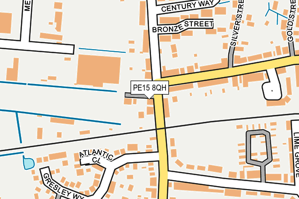 PE15 8QH map - OS OpenMap – Local (Ordnance Survey) PE15 8QH map - OS OpenMap – Local (Ordnance Survey)