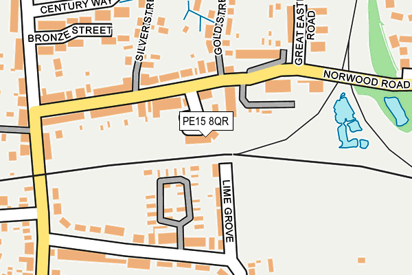 PE15 8QR map - OS OpenMap – Local (Ordnance Survey) PE15 8QR map - OS OpenMap – Local (Ordnance Survey)