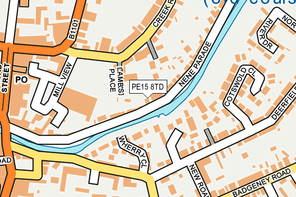 PE15 8TD map - OS OpenMap – Local (Ordnance Survey) PE15 8TD map - OS OpenMap – Local (Ordnance Survey)