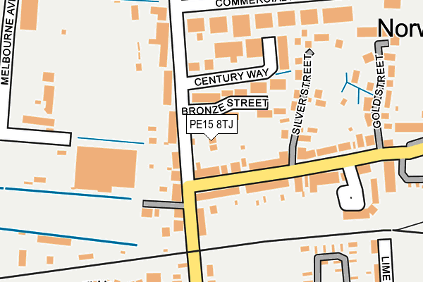 PE15 8TJ map - OS OpenMap – Local (Ordnance Survey) PE15 8TJ map - OS OpenMap – Local (Ordnance Survey)