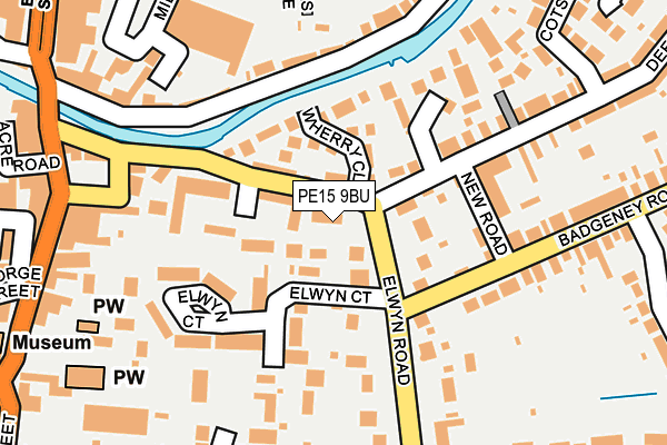 PE15 9BU map - OS OpenMap – Local (Ordnance Survey) PE15 9BU map - OS OpenMap – Local (Ordnance Survey)