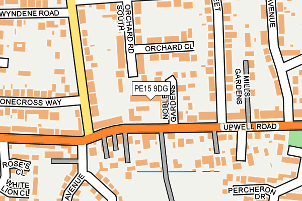 PE15 9DG map - OS OpenMap – Local (Ordnance Survey) PE15 9DG map - OS OpenMap – Local (Ordnance Survey)