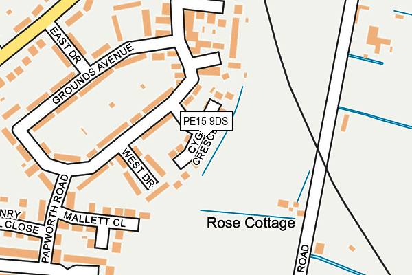 PE15 9DS map - OS OpenMap – Local (Ordnance Survey) PE15 9DS map - OS OpenMap – Local (Ordnance Survey)