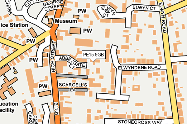 PE15 9GB map - OS OpenMap – Local (Ordnance Survey) PE15 9GB map - OS OpenMap – Local (Ordnance Survey)