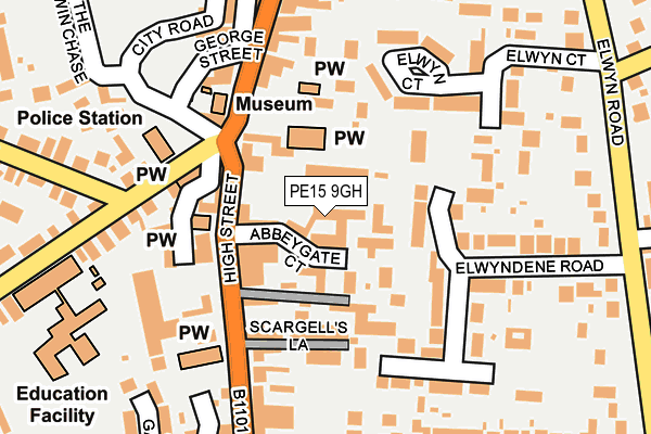 PE15 9GH map - OS OpenMap – Local (Ordnance Survey) PE15 9GH map - OS OpenMap – Local (Ordnance Survey)