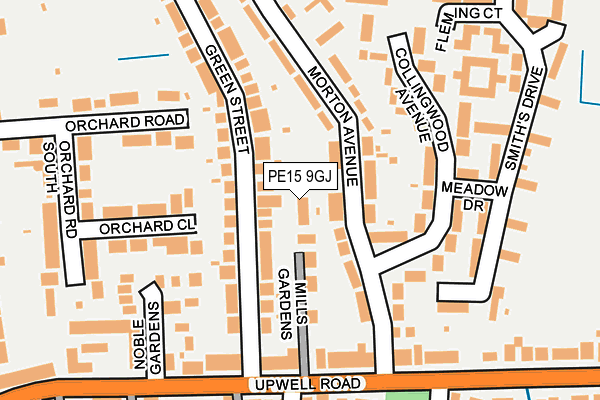 PE15 9GJ map - OS OpenMap – Local (Ordnance Survey) PE15 9GJ map - OS OpenMap – Local (Ordnance Survey)