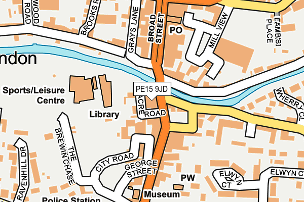 PE15 9JD map - OS OpenMap – Local (Ordnance Survey) PE15 9JD map - OS OpenMap – Local (Ordnance Survey)