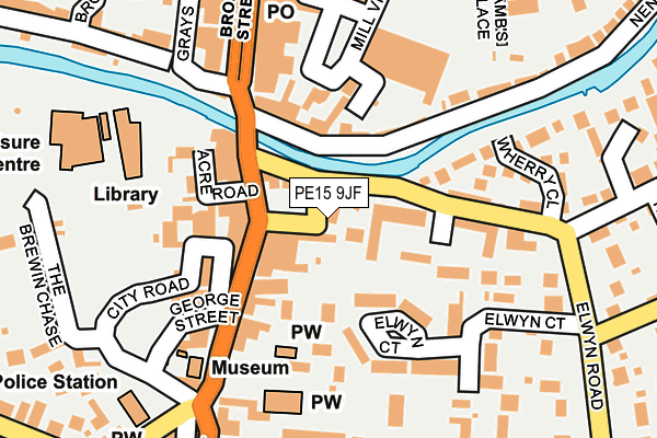 PE15 9JF map - OS OpenMap – Local (Ordnance Survey) PE15 9JF map - OS OpenMap – Local (Ordnance Survey)