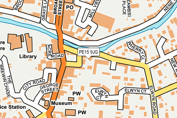 PE15 9JG map - OS OpenMap – Local (Ordnance Survey) PE15 9JG map - OS OpenMap – Local (Ordnance Survey)