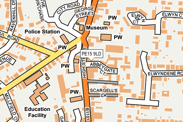 PE15 9LD map - OS OpenMap – Local (Ordnance Survey) PE15 9LD map - OS OpenMap – Local (Ordnance Survey)