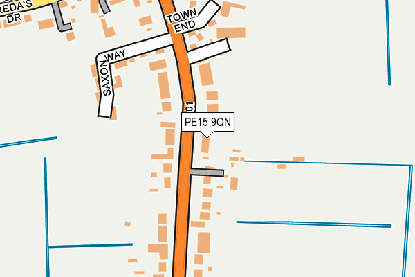 PE15 9QN map - OS OpenMap – Local (Ordnance Survey)