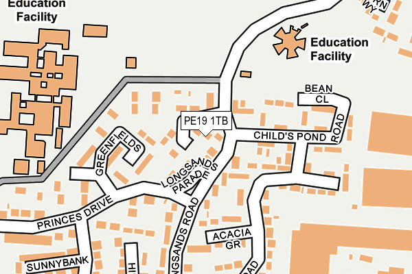 PE19 1TB map - OS OpenMap – Local (Ordnance Survey) PE19 1TB map - OS OpenMap – Local (Ordnance Survey)