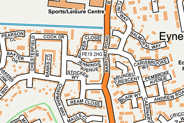 PE19 2HG map - OS OpenMap – Local (Ordnance Survey) PE19 2HG map - OS OpenMap – Local (Ordnance Survey)