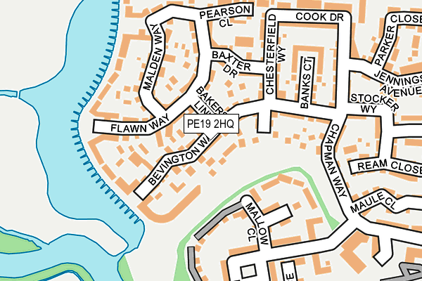 PE19 2HQ map - OS OpenMap – Local (Ordnance Survey) PE19 2HQ map - OS OpenMap – Local (Ordnance Survey)