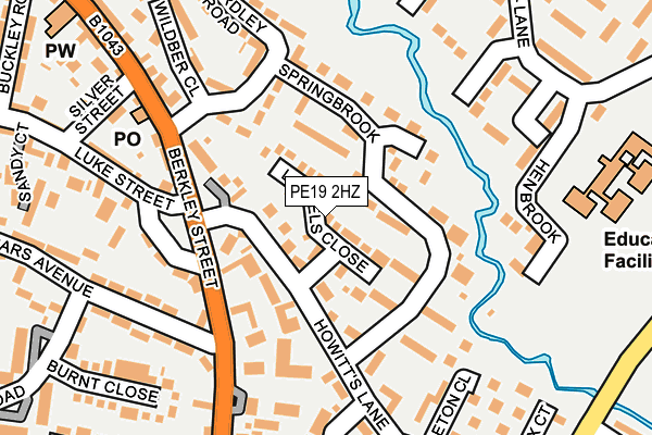 PE19 2HZ map - OS OpenMap – Local (Ordnance Survey) PE19 2HZ map - OS OpenMap – Local (Ordnance Survey)