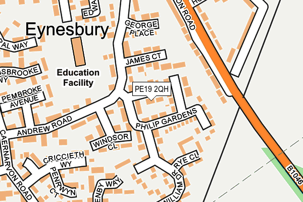 PE19 2QH map - OS OpenMap – Local (Ordnance Survey) PE19 2QH map - OS OpenMap – Local (Ordnance Survey)