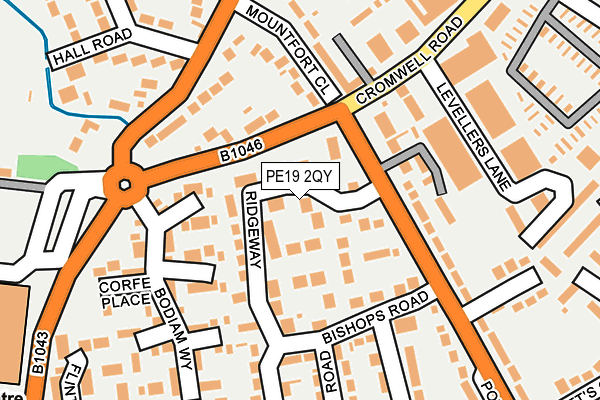 PE19 2QY map - OS OpenMap – Local (Ordnance Survey) PE19 2QY map - OS OpenMap – Local (Ordnance Survey)