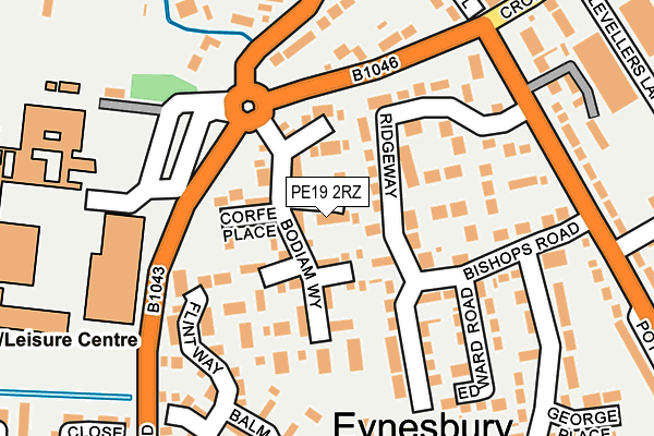 PE19 2RZ map - OS OpenMap – Local (Ordnance Survey) PE19 2RZ map - OS OpenMap – Local (Ordnance Survey)