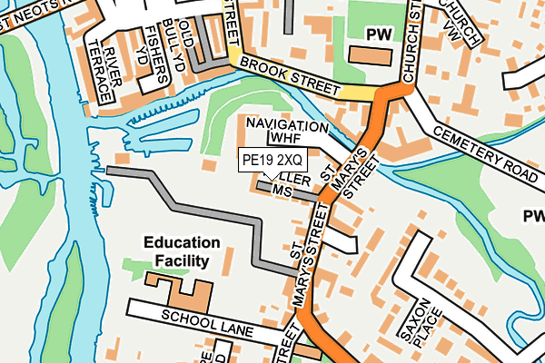 PE19 2XQ map - OS OpenMap – Local (Ordnance Survey) PE19 2XQ map - OS OpenMap – Local (Ordnance Survey)