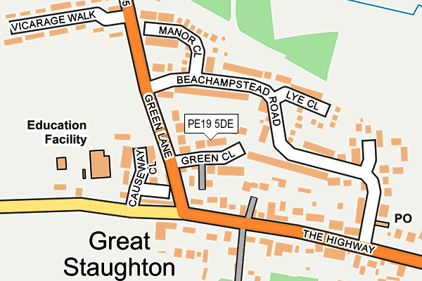 PE19 5DE map - OS OpenMap – Local (Ordnance Survey) PE19 5DE map - OS OpenMap – Local (Ordnance Survey)