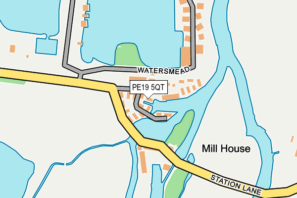 PE19 5QT map - OS OpenMap – Local (Ordnance Survey) PE19 5QT map - OS OpenMap – Local (Ordnance Survey)