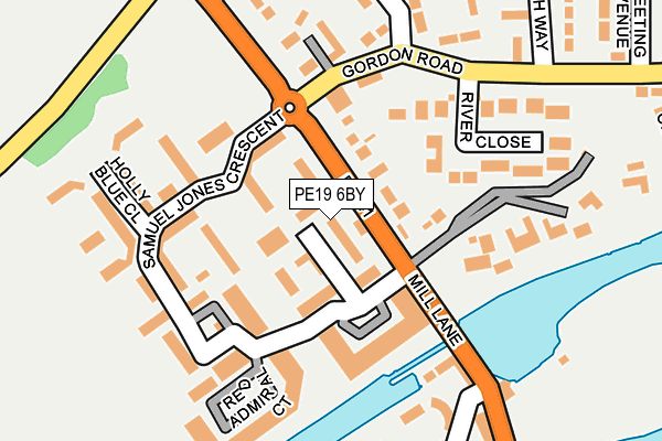 PE19 6BY map - OS OpenMap – Local (Ordnance Survey) PE19 6BY map - OS OpenMap – Local (Ordnance Survey)